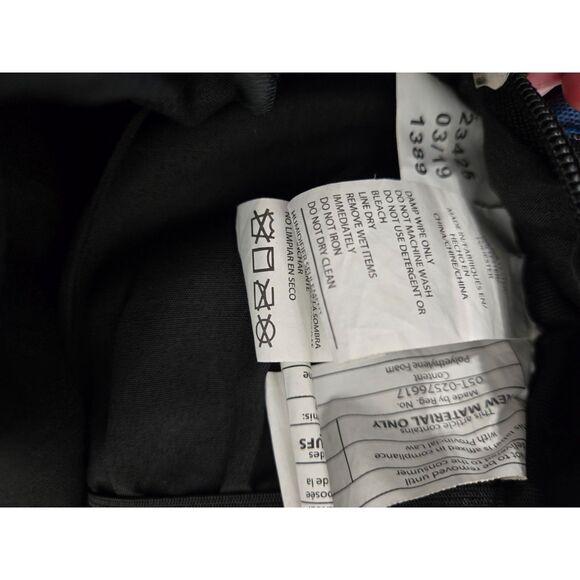 Dickies Leaf Floral Backpack Unisex Black Multicolor Multipocket - Picture 7 of 7